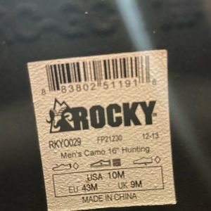 Men’s Rocky rubber boots size 10